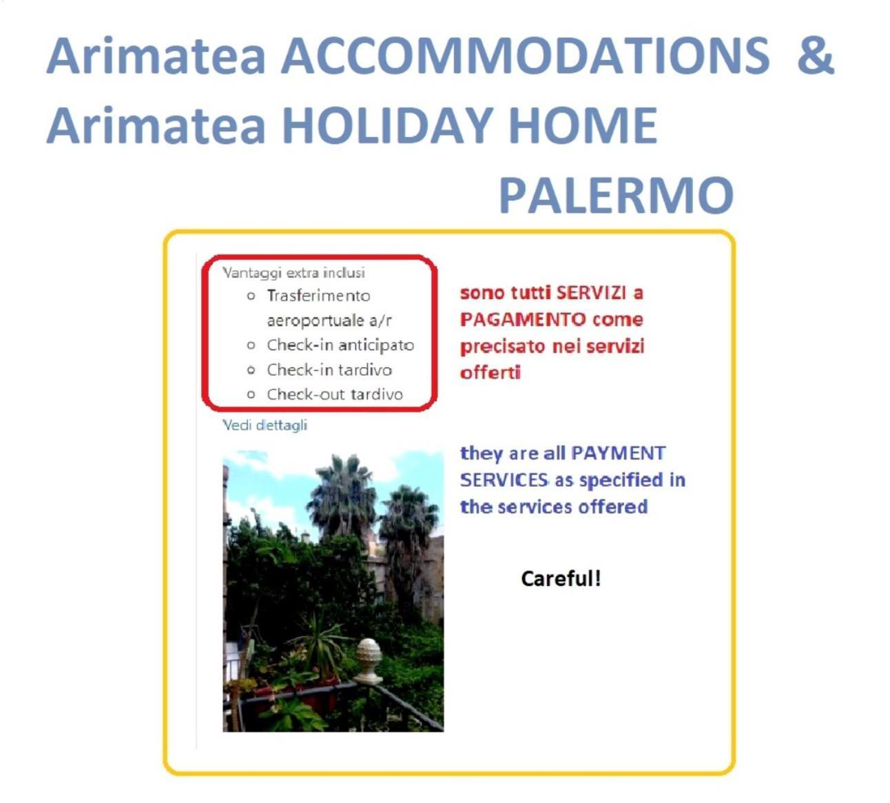 Arimatea Casa Vacanza Palermo Exteriér fotografie